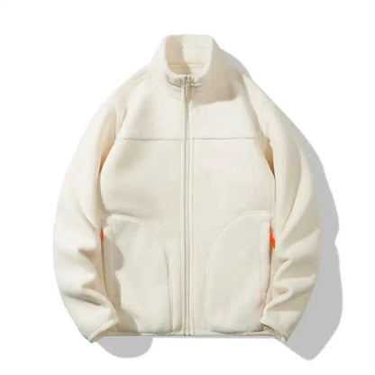 U Brand Same Style Outdoor Couple Base Layer Double-Sided Fleece Jacket for Women, Thickened Fleece Sweatshirt for Autumn and Winter, Warm Coat for Men by Dropshipman