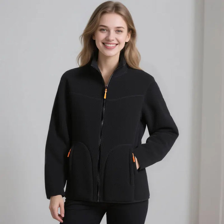 U Brand Same Style Outdoor Couple Base Layer Double-Sided Fleece Jacket for Women, Thickened Fleece Sweatshirt for Autumn and Winter, Warm Coat for Men SHOPEZRA L.L.C.