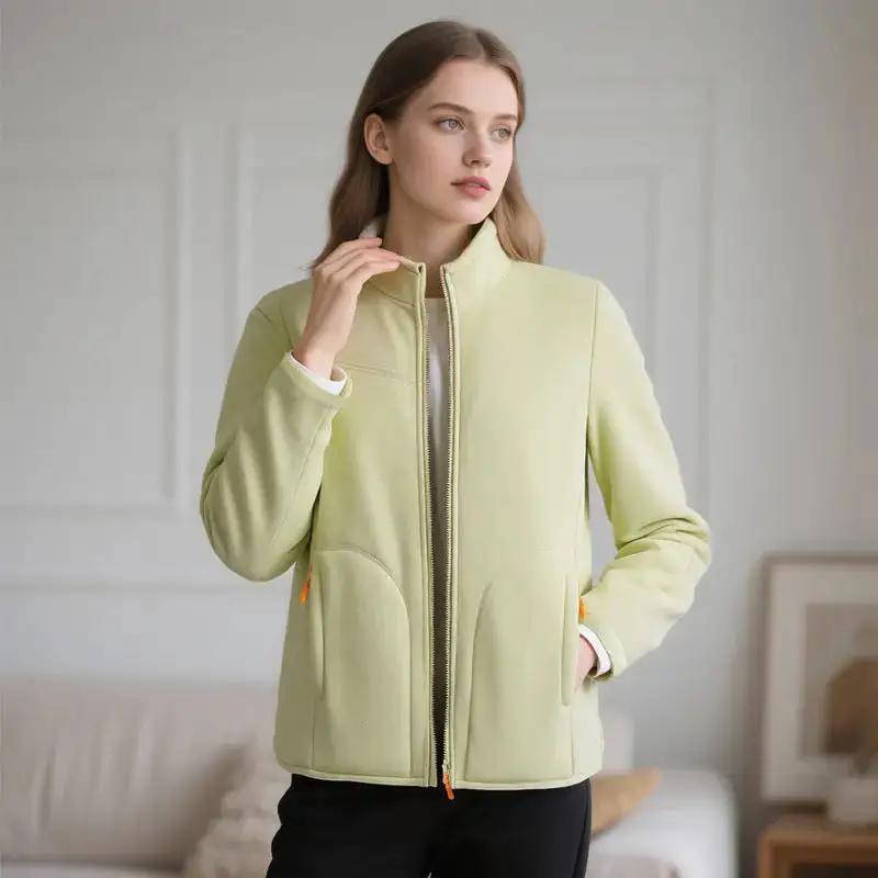 U Brand Same Style Outdoor Couple Base Layer Double-Sided Fleece Jacket for Women, Thickened Fleece Sweatshirt for Autumn and Winter, Warm Coat for Men by Dropshipman