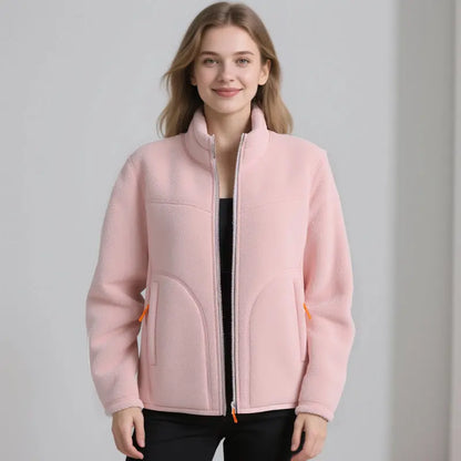 U Brand Same Style Outdoor Couple Base Layer Double-Sided Fleece Jacket for Women, Thickened Fleece Sweatshirt for Autumn and Winter, Warm Coat for Men SHOPEZRA L.L.C.