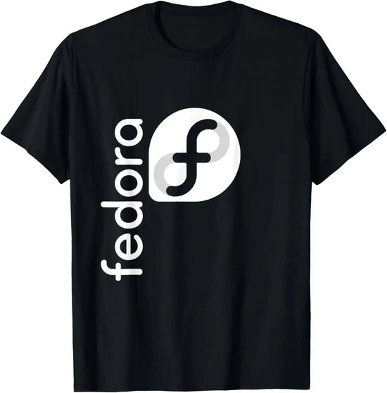 Linux Fedora T-Shirt White Tagline & Logo Open Source Os Tee T-Shirt Unisex Summer Streetwear Tops Mens Clothing Ropa Hombre SHOPEZRA L.L.C.