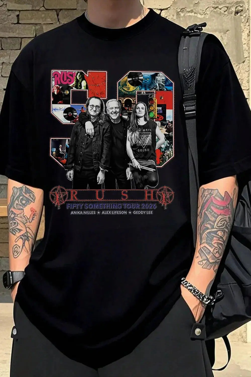 Unisex 2026 Rush Band T-shirt by Shopezra L.L.C. in cotton, short sleeve, round neck, casual summer top for men and women.