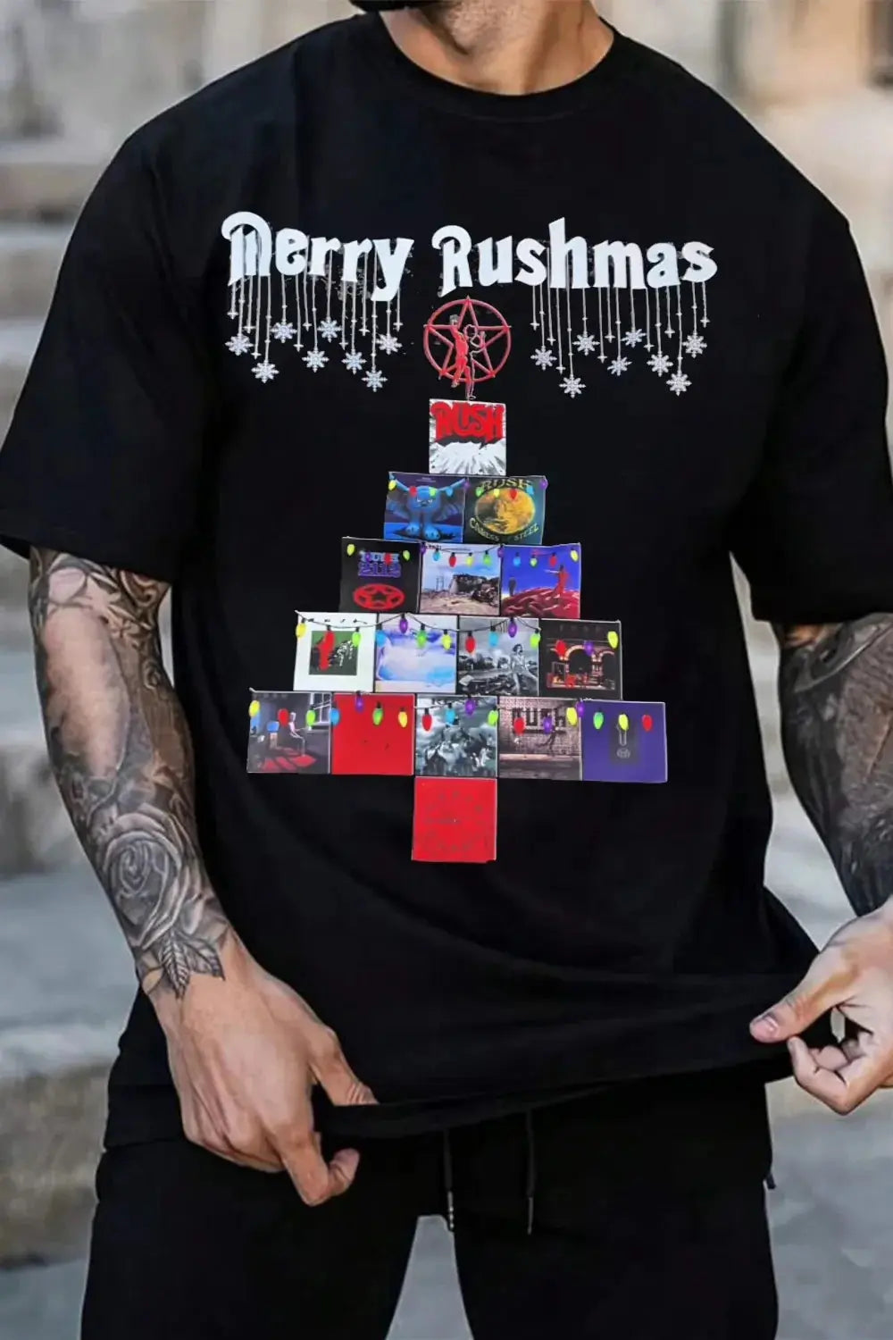 2026 Rush Band T-shirt by SHOPEZRA L.L.C., unisex cotton short sleeve tee with round neck, casual summer fashion for men and women.