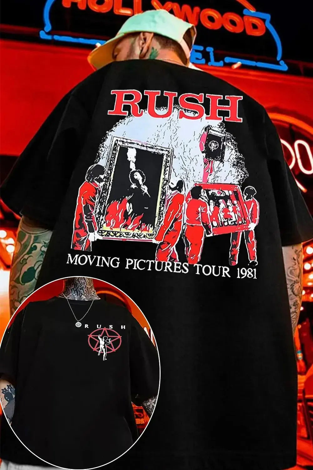 2026 Rush Band T-shirt by SHOPEZRA L.L.C., unisex cotton short sleeve round neck casual tee for men and women, summer trendy top