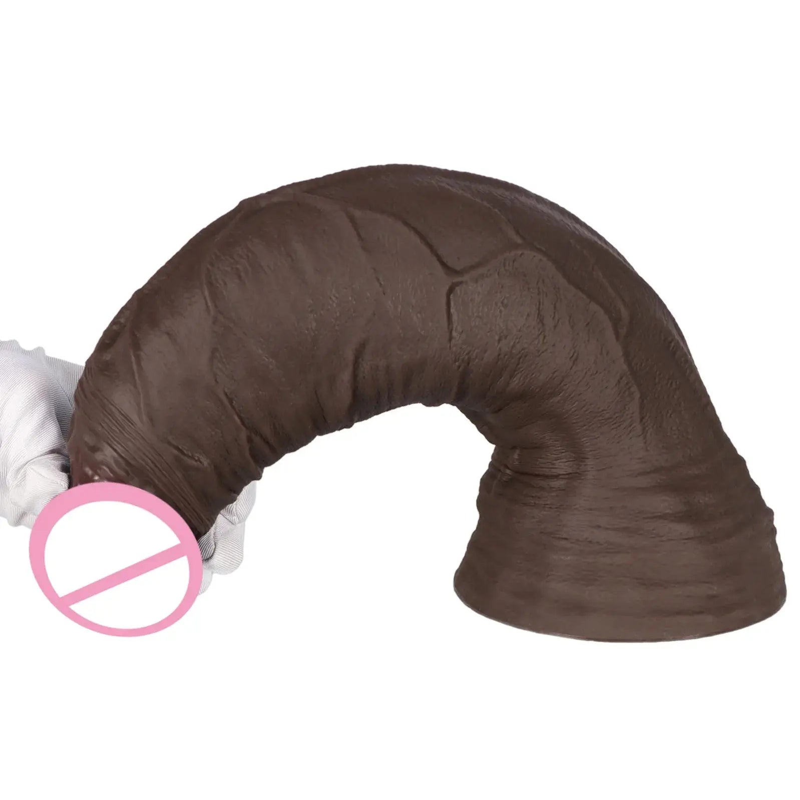 Realistic 1.7kg large dildo with anal and vaginal details, suitable for adult sex toy use by women, men, and gay individuals.