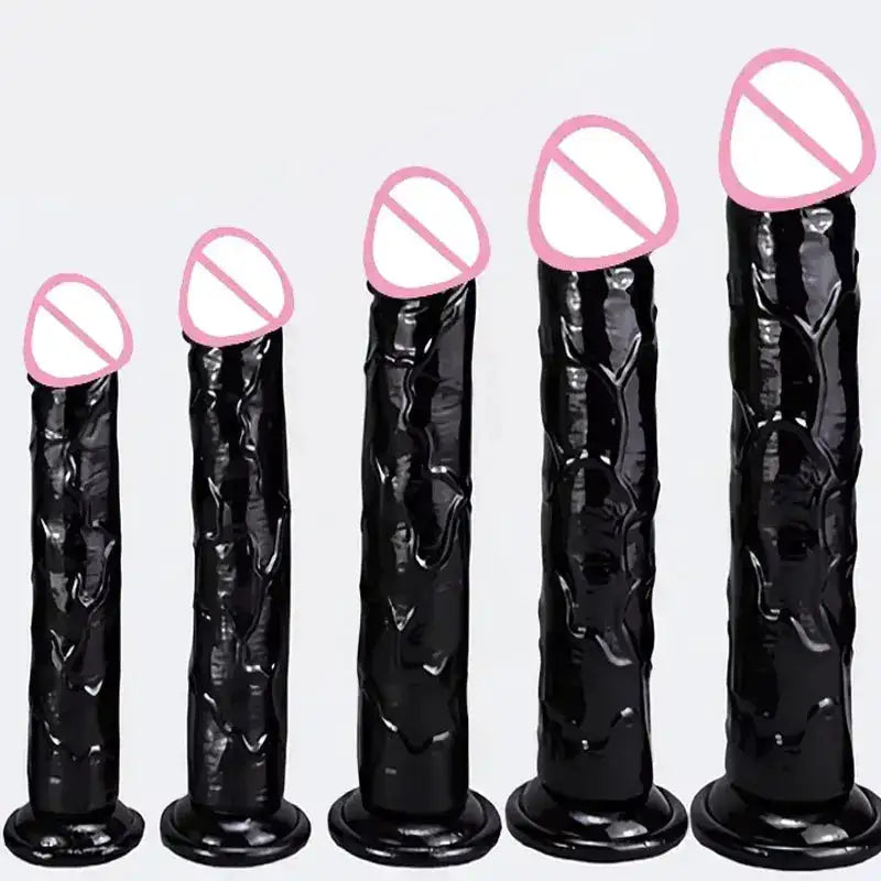 Realistic Dildo for Women Black Anal Plug Strong Suction Cup Dick Big Penis Butt Plug G Spot Masturbator Adult Sex Toy for Gay18 by Dropshipman