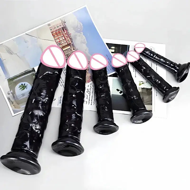Realistic Dildo for Women Black Anal Plug Strong Suction Cup Dick Big Penis Butt Plug G Spot Masturbator Adult Sex Toy for Gay18 by Dropshipman
