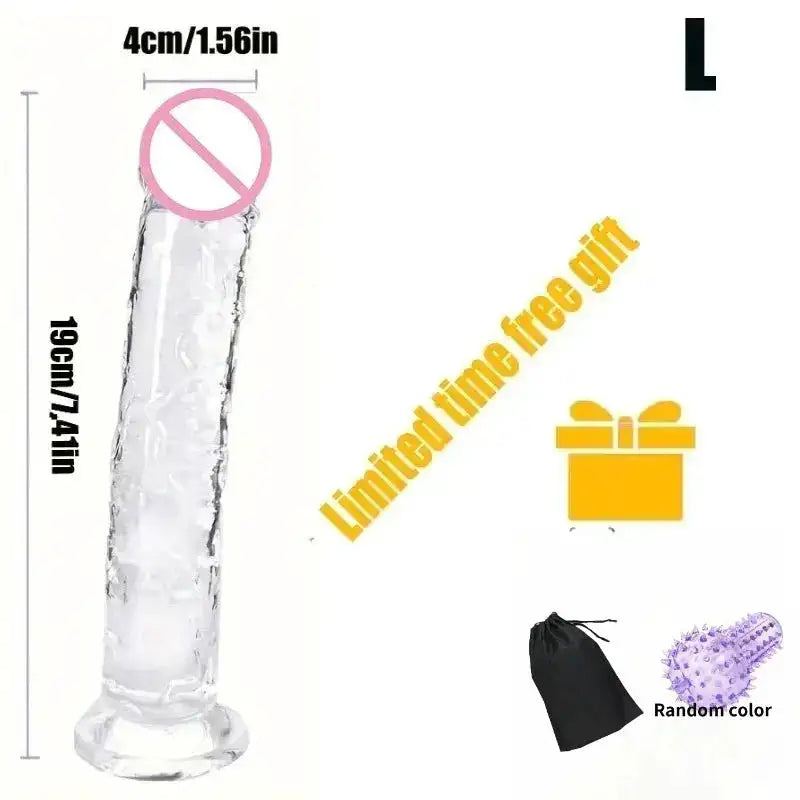 Realistic Dildo for Women Black Anal Plug Strong Suction Cup Dick Big Penis Butt Plug G Spot Masturbator Adult Sex Toy for Gay18 by Dropshipman