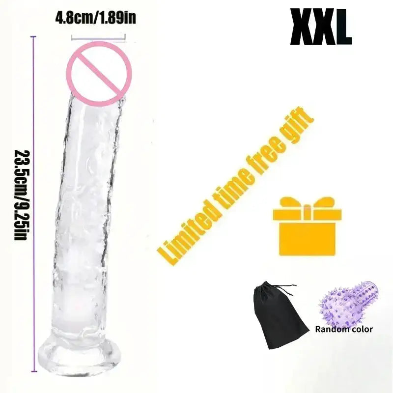 Realistic Dildo for Women Black Anal Plug Strong Suction Cup Dick Big Penis Butt Plug G Spot Masturbator Adult Sex Toy for Gay18 by Dropshipman