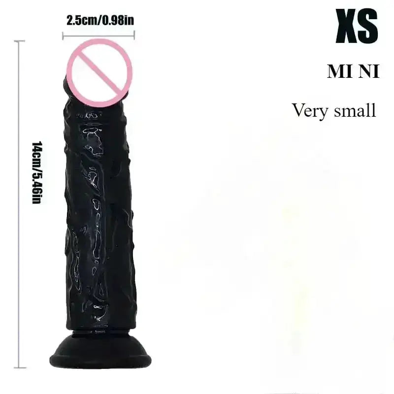 Realistic Dildo for Women Black Anal Plug Strong Suction Cup Dick Big Penis Butt Plug G Spot Masturbator Adult Sex Toy for Gay18 by Dropshipman