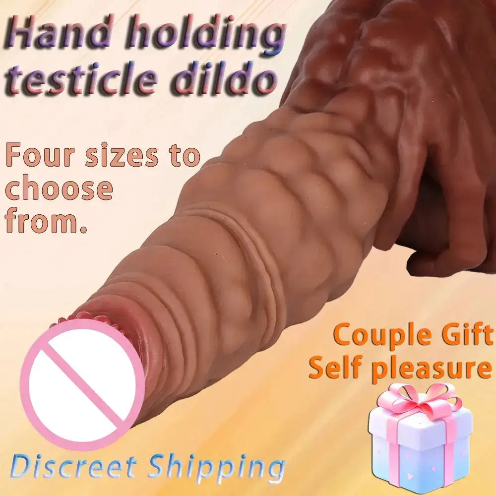 Realistic dildo with suction cup, hands-free, thrust dildo for G-spot stimulation, dildo for men and women with advanced users by Dropshipman