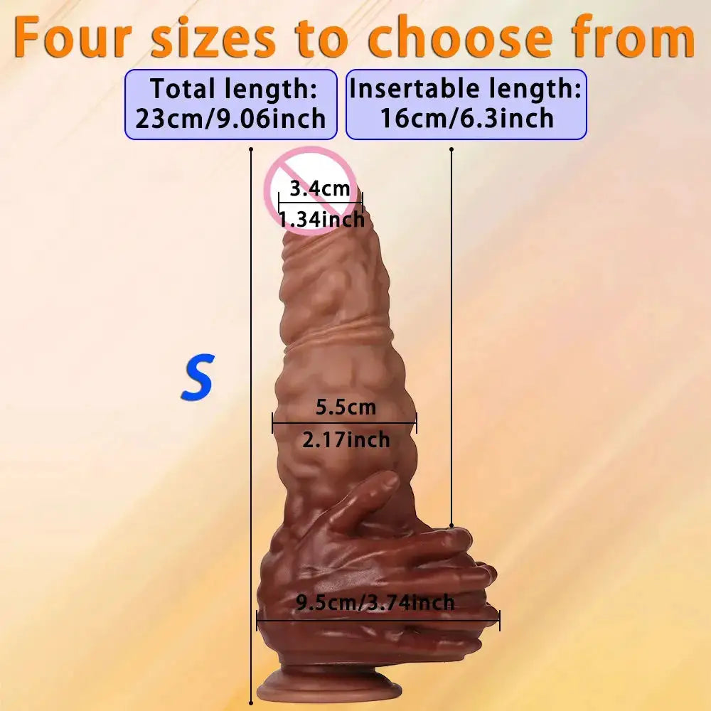 Realistic dildo with suction cup, hands-free, thrust dildo for G-spot stimulation, dildo for men and women with advanced users by Dropshipman