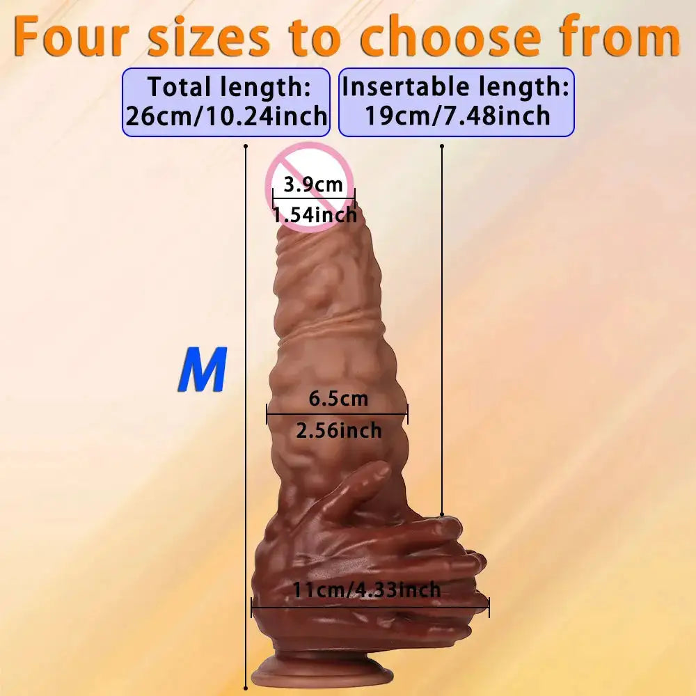 Realistic dildo with suction cup, hands-free, thrust dildo for G-spot stimulation, dildo for men and women with advanced users by Dropshipman