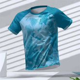 Geometric Graphic 3D Printed Sports T Shirts Summer Casual Running Table Tennis T-shirts Trendy Streetwear Mens Tees Fashion SHOPEZRA L.L.C.