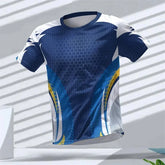 Geometric Graphic 3D Printed Sports T Shirts Summer Casual Running Table Tennis T-shirts Trendy Streetwear Mens Tees Fashion SHOPEZRA L.L.C.