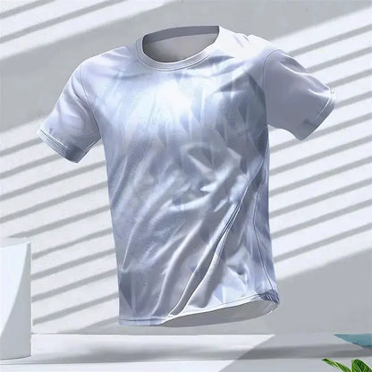 Geometric Graphic 3D Printed Sports T Shirts Summer Casual Running Table Tennis T-shirts Trendy Streetwear Mens Tees Fashion by Dropshipman