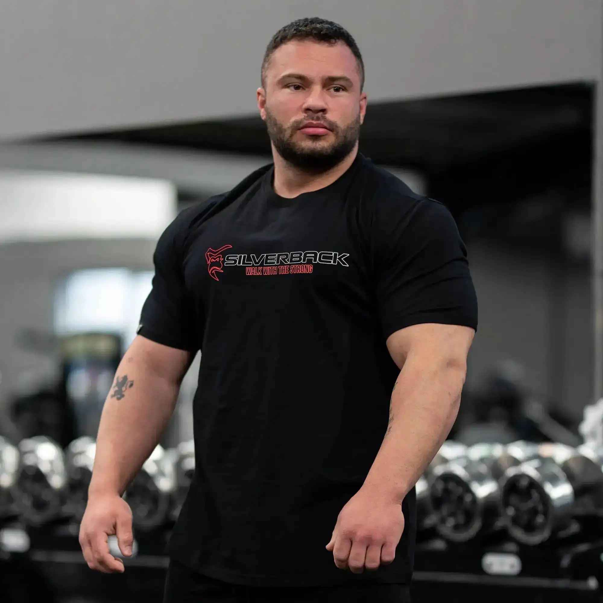 GYM Gorilla Print T-shirt Redemption T-Shirt - Silverback Gymwear by Dropshipman