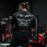 GYM Gorilla Print T-shirt Redemption T-Shirt - Silverback Gymwear SHOPEZRA L.L.C.