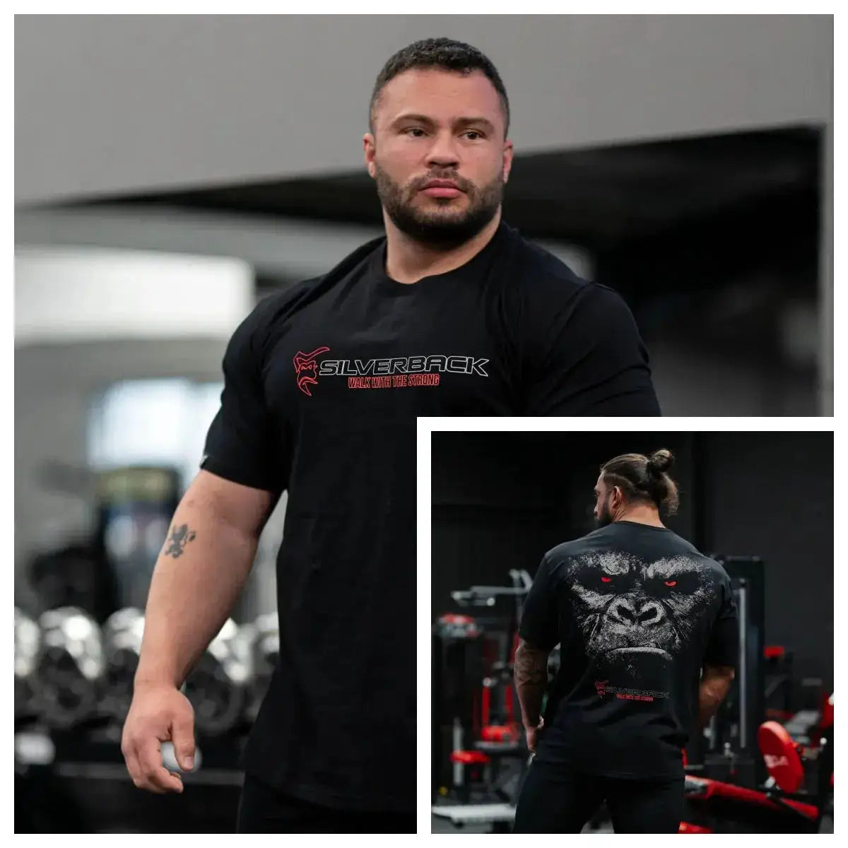 GYM Gorilla Print T-shirt Redemption T-Shirt - Silverback Gymwear by Dropshipman