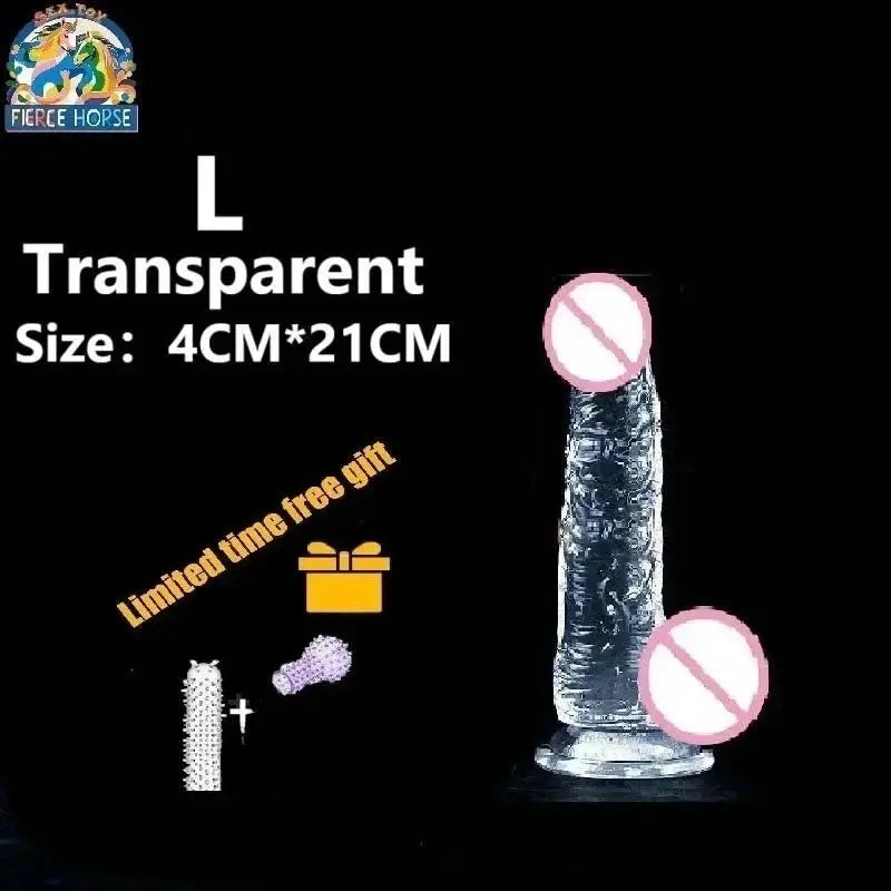 Realistic adult sex toy dildo with suction cup for women and anal play, designed for vaginal and anal masturbation.