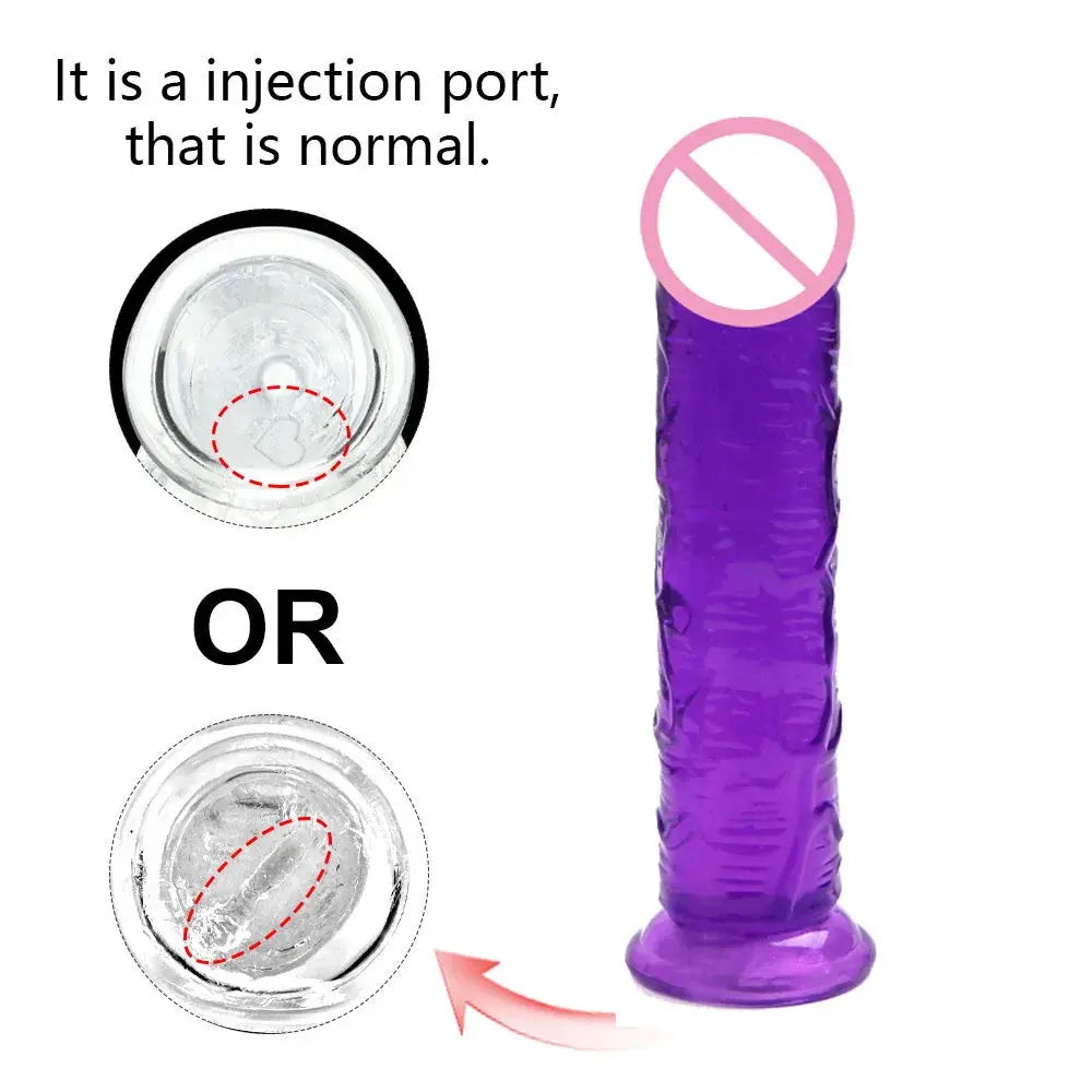 Realistic glass anal plug and strap-on dildo set for women, featuring detailed design and adult pleasure accessories.