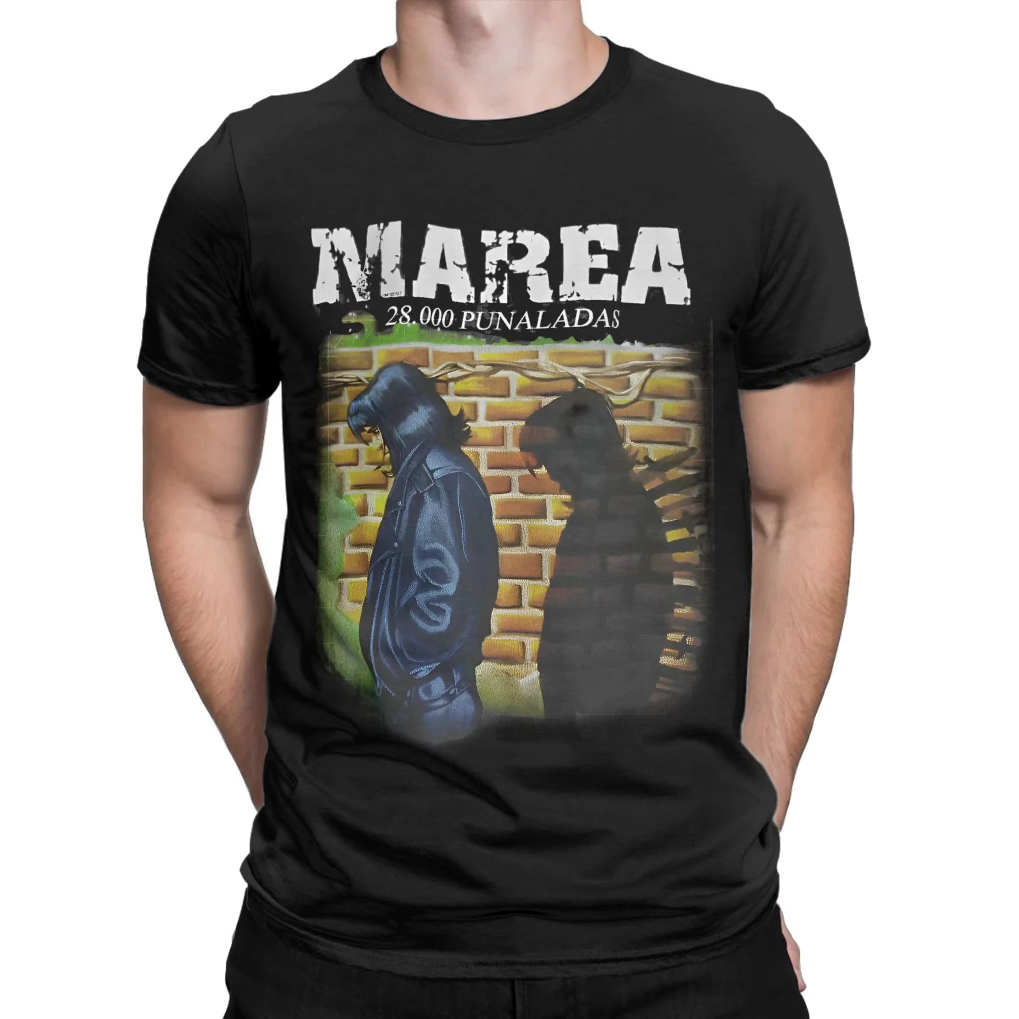 2026 Marea Band rock art T-shirt by SHOPEZRA L.L.C. featuring crew neck, short sleeves, suitable for men and women, summer casual wear