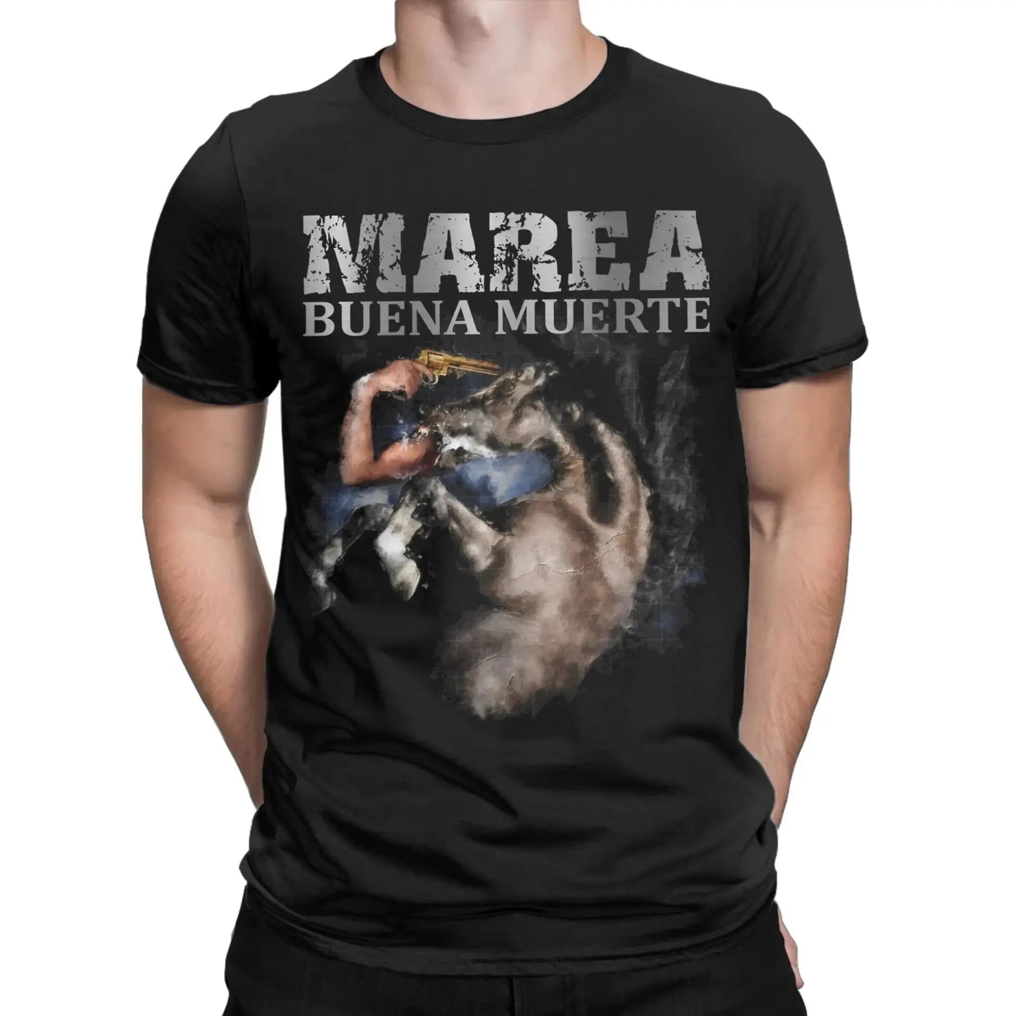 2026 Marea Band rock art T-shirt by SHOPEZRA L.L.C. featuring crew neck, short sleeves, suitable for men and women, summer casual wear