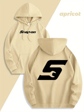 2025 Red Snapon Hooded Sweatshirt Casual Long Sleeve Pullover100_ Polyester Knit Fabric All-Season Warm Hoodie with Drawstring SHOPEZRA L.L.C.