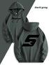 2025 Red Snapon Hooded Sweatshirt Casual Long Sleeve Pullover100_ Polyester Knit Fabric All-Season Warm Hoodie with Drawstring SHOPEZRA L.L.C.