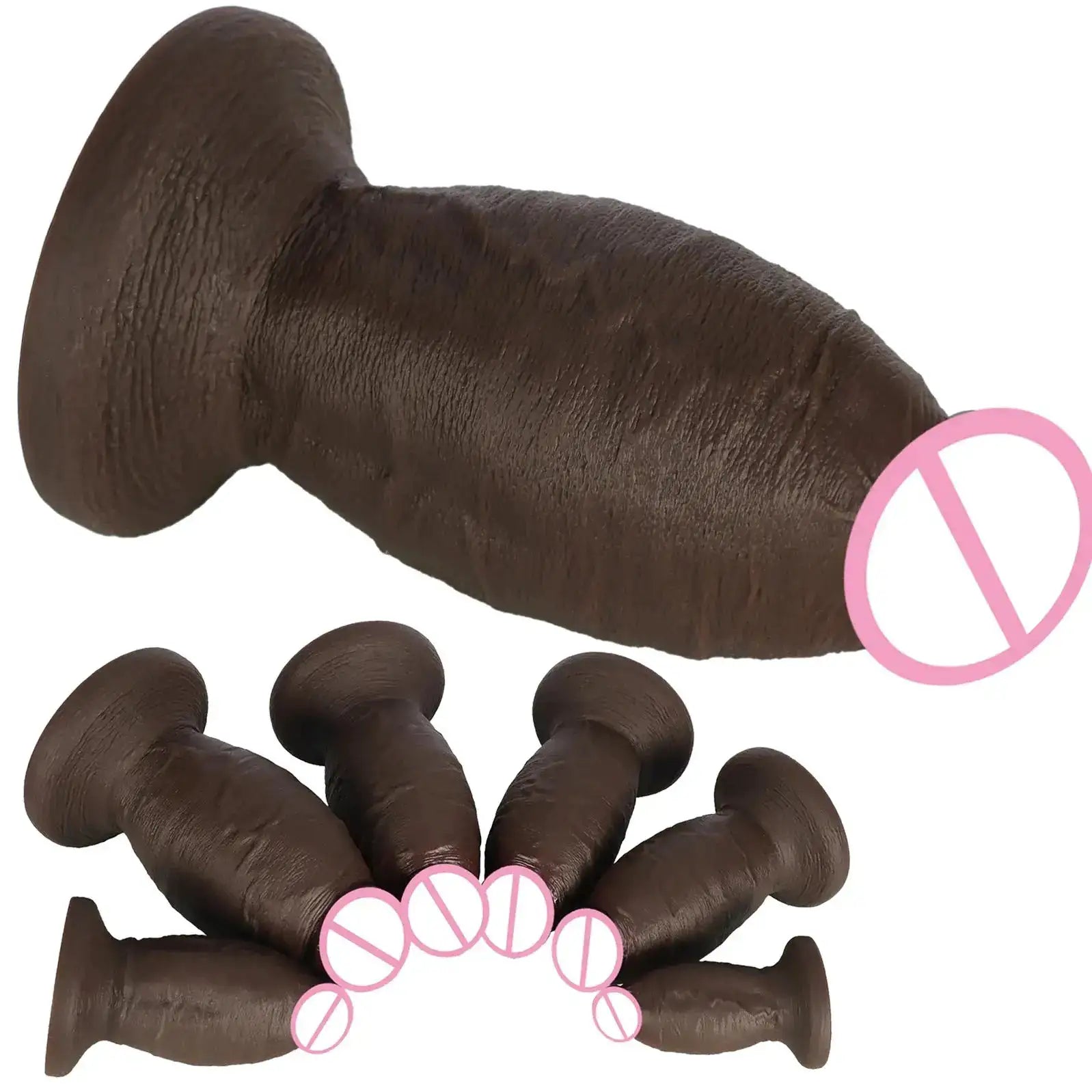 Realistic Dildo Xxl Huge Dildo Dick Cock Durable Suction Cup Adult Toy Sexshop Anal Dilator Sex Toys For Women Gay Big Anal Plug by Dropshipman
