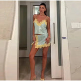 Sexy Lace Up Top Shorts Suit Women Solid Off Shoulder Short  Puff Top Bud Mini Shorts Female 2026 Fashion Summer Set Lady SHOPEZRA L.L.C.