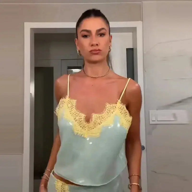 Sexy Lace Up Top Shorts Suit Women Solid Off Shoulder Short  Puff Top Bud Mini Shorts Female 2026 Fashion Summer Set Lady SHOPEZRA L.L.C.
