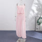 Women Pant Set Sheer Layers Spaghetti Strap Backless Lace Top Straps Solid Loose Straight Elastic Hem Fashion Beach Chic Suits SHOPEZRA L.L.C.