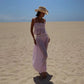 Women Pant Set Sheer Layers Spaghetti Strap Backless Lace Top Straps Solid Loose Straight Elastic Hem Fashion Beach Chic Suits SHOPEZRA L.L.C.