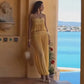 Women Pant Set Sheer Layers Spaghetti Strap Backless Lace Top Straps Solid Loose Straight Elastic Hem Fashion Beach Chic Suits SHOPEZRA L.L.C.