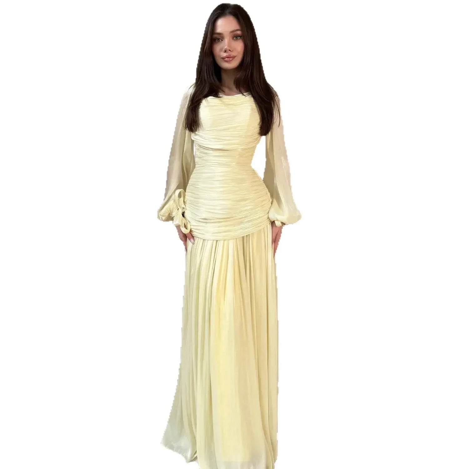 Dress Women Eid Muslim Abaya Party Dresses Jalabiya Folds Abayas Ramadan Vestidos Morocco Maxi Gown Dubai Kaftan Arab Long Robe SHOPEZRA L.L.C.
