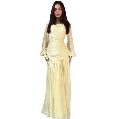 Dress Women Eid Muslim Abaya Party Dresses Jalabiya Folds Abayas Ramadan Vestidos Morocco Maxi Gown Dubai Kaftan Arab Long Robe by Dropshipman