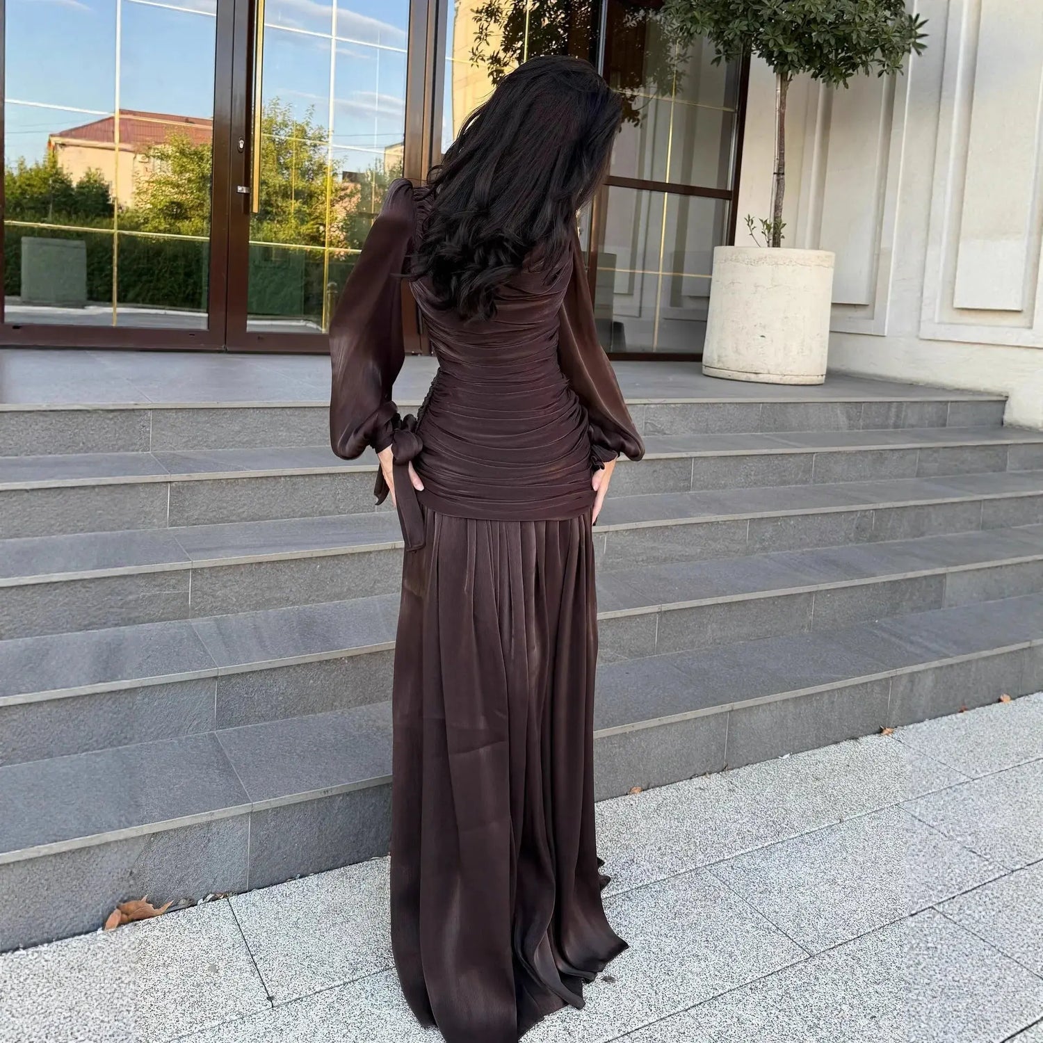 Dress Women Eid Muslim Abaya Party Dresses Jalabiya Folds Abayas Ramadan Vestidos Morocco Maxi Gown Dubai Kaftan Arab Long Robe SHOPEZRA L.L.C.