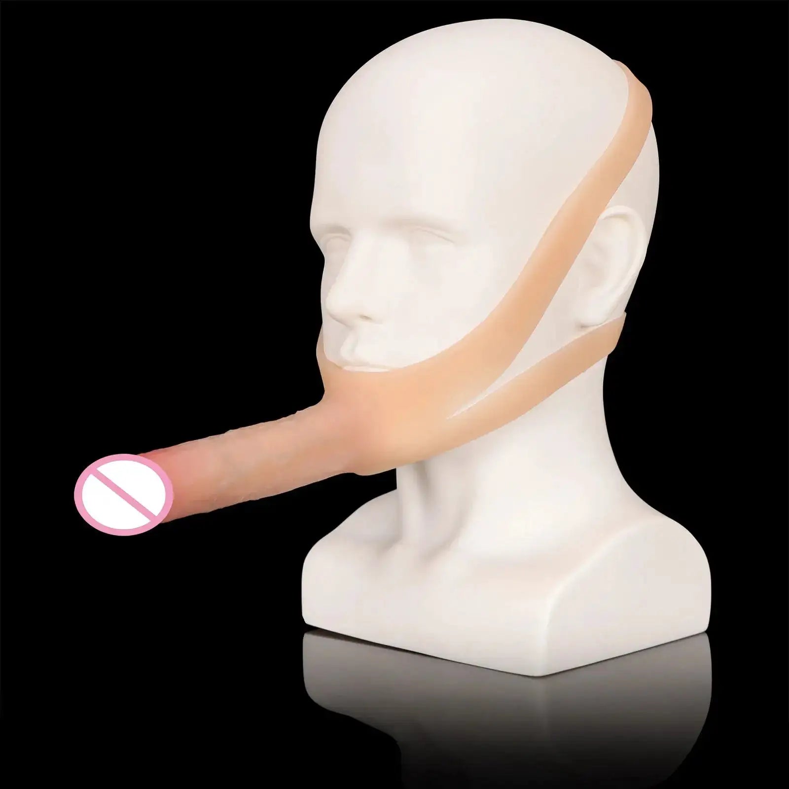 Head Mounted Dildo Realistic Wear Penis Strapon Dildo Women Men Oral Sex Toys Bdsm Toys Vaginal Dual-Use Prostate Massage Games by Dropshipman
