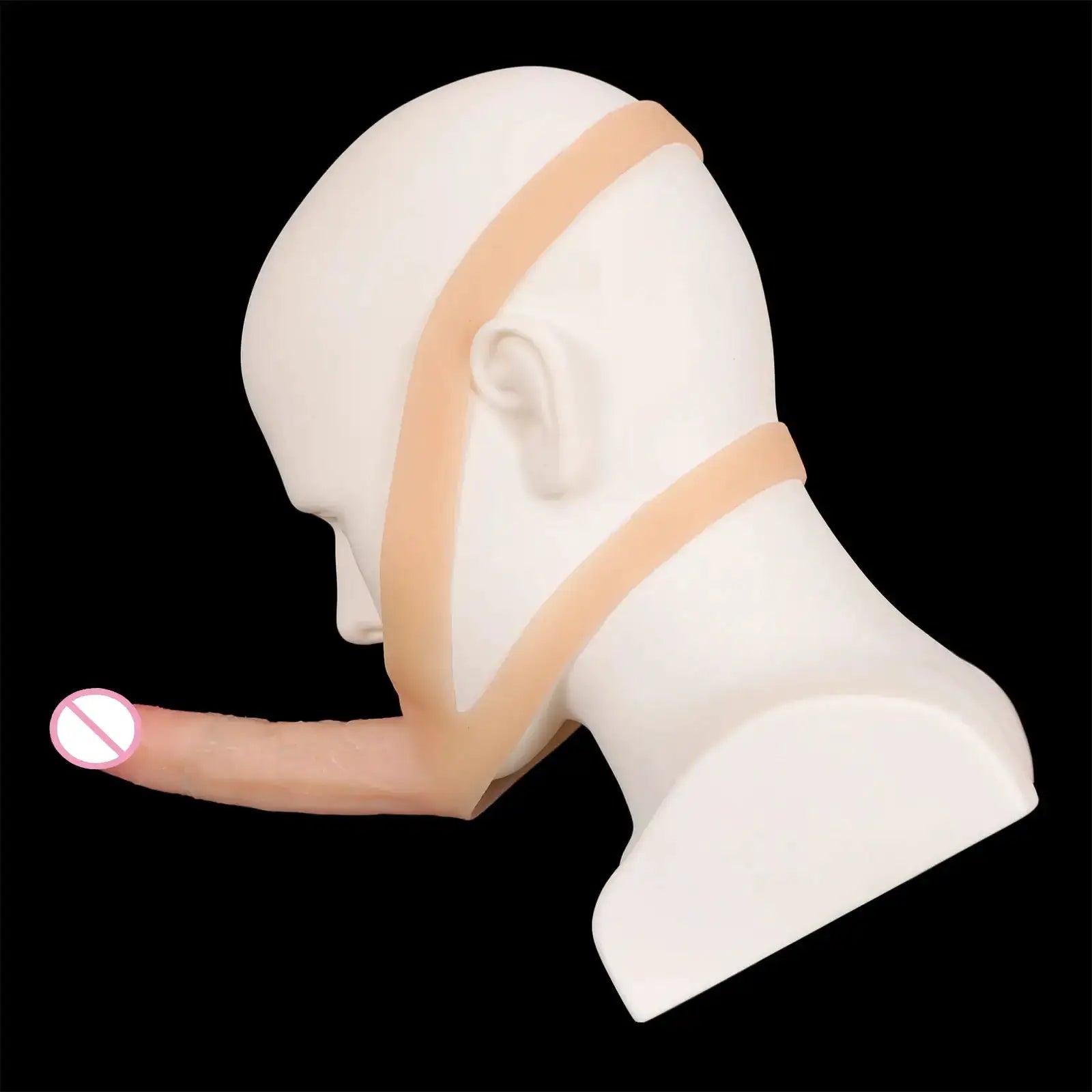Head Mounted Dildo Realistic Wear Penis Strapon Dildo Women Men Oral Sex Toys Bdsm Toys Vaginal Dual-Use Prostate Massage Games by Dropshipman