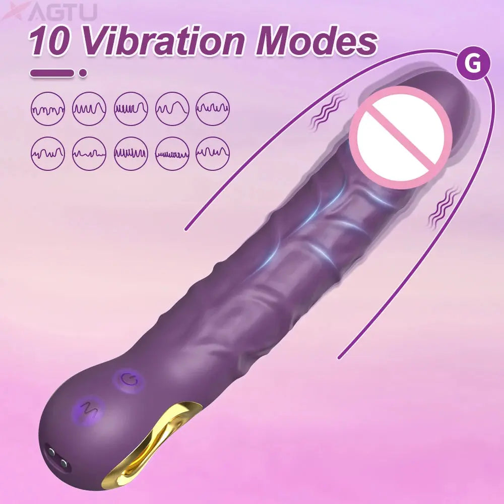 SHOPEZRA L.L.C. dildo vibrator for women, G-spot, clitoris, nipples stimulator, realistic shape, female masturbation sex toy