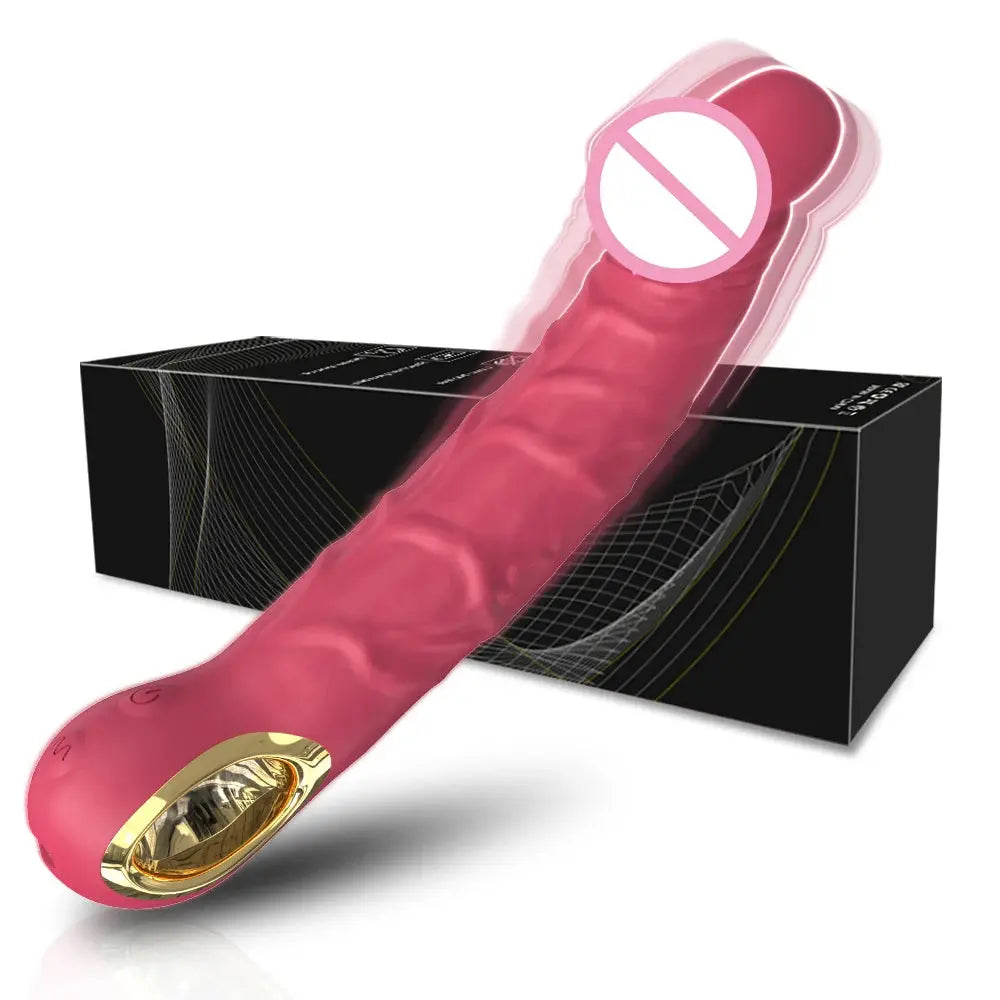 SHOPEZRA L.L.C. dildo vibrator for women with G-spot and clitoral stimulation, featuring a realistic design for female pleasure.
