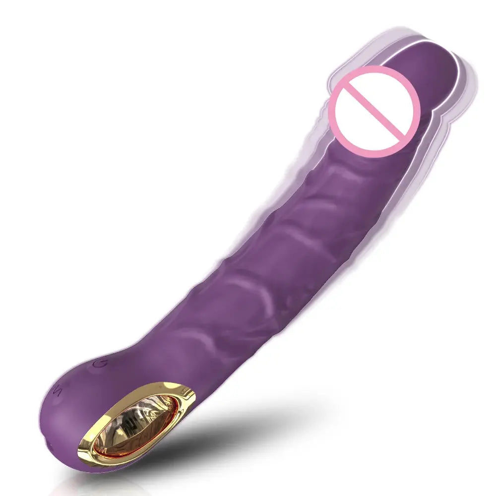 SHOPEZRA L.L.C. dildo vibrator for women with G-spot, clitoral, and nipple stimulation, realistic design for female masturbation.