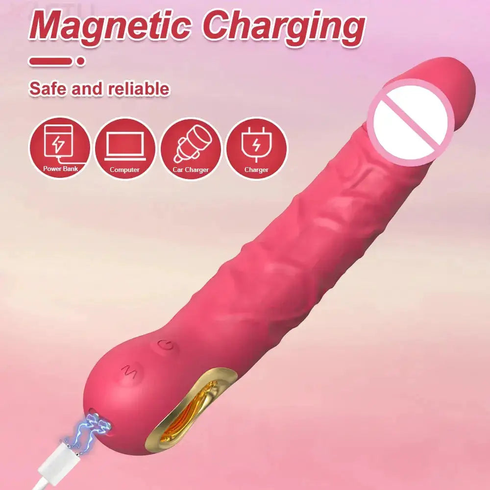 Vibrating Dildo for Women Realistic Penis Female Masturbation Sex Dildo Vagina G-Spot Vibrator Adult Goods Sex Toy for Women by Dropshipman