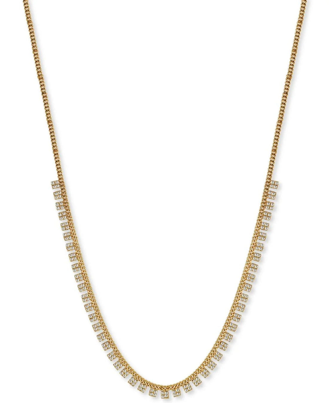 Argento Vivo Zirconia 18 Statement Necklace in 18k Gold-Plated Sterling Silver