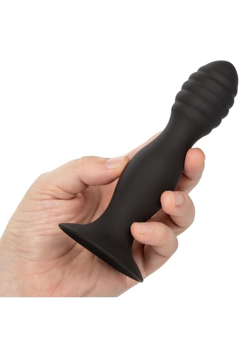 CalExotics Silicone Ribbed Anal Stud Suction Cup Base