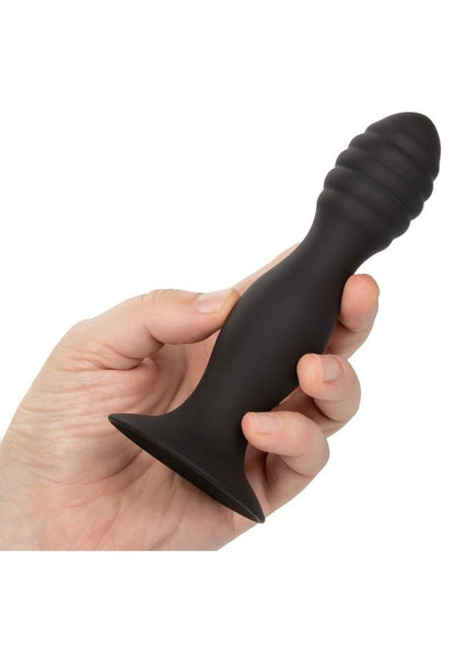 CalExotics Silicone Ribbed Anal Stud Suction Cup Base