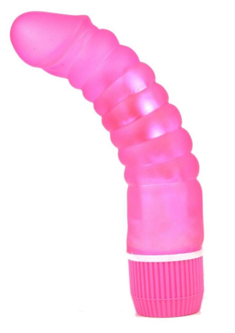 Silky Stud Waterproof Ribbed Multi-Speed Vibrator Pleasure Toy