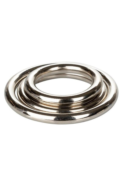 CalExotics Silver Ring Set 3 Universal Metal Rings