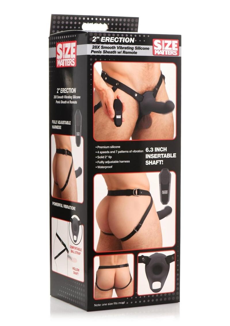 Erection Smooth Vibrating Silicone Penis Sheath With Remote